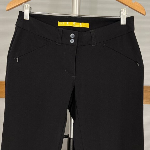 Lole Black Stretch Travel Hiking Bootcut Pant Sz‎ 6 - Picture 2 of 13